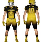 Premium American Football Uniforms with custom team colors and logos
