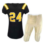 American Football Uniform with customizable team colors and logos