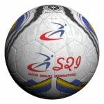 Custom personalized soccer ball design with logos and names for teams, clubs, and events