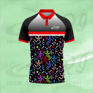 Sublimation Polo Shirt with vibrant digital prints on premium polyester for teams and custom branding