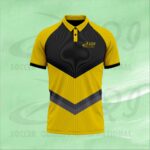 Customized Sublimation Polo Shirt with vibrant digital print and personalized logo on premium polyester