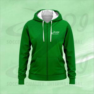 Personalized Custom Zipper Hoodie with team logos, colors, and custom designs for sports teams and clubs