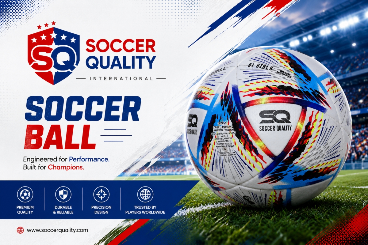 Best custom soccer ball manufacturer in the USA producing high-quality custom soccer balls, match balls, and training footballs.