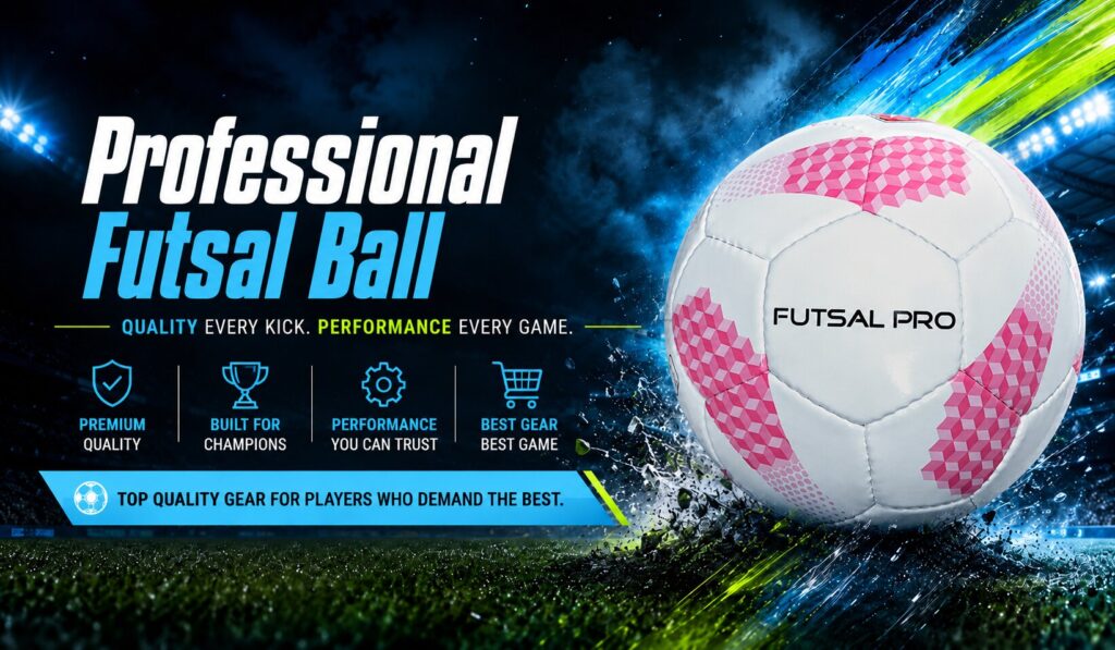 Best futsal ball for indoor football training, matches, and skill development by Soccer Quality International