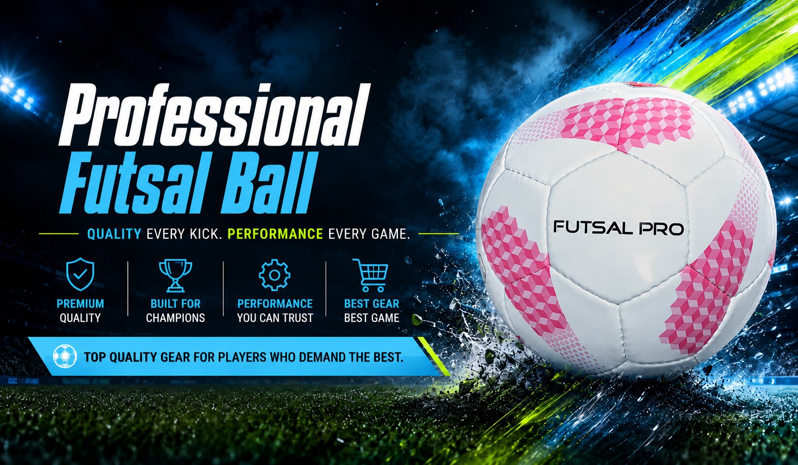 Best futsal ball for indoor football training, matches, and skill development by Soccer Quality International